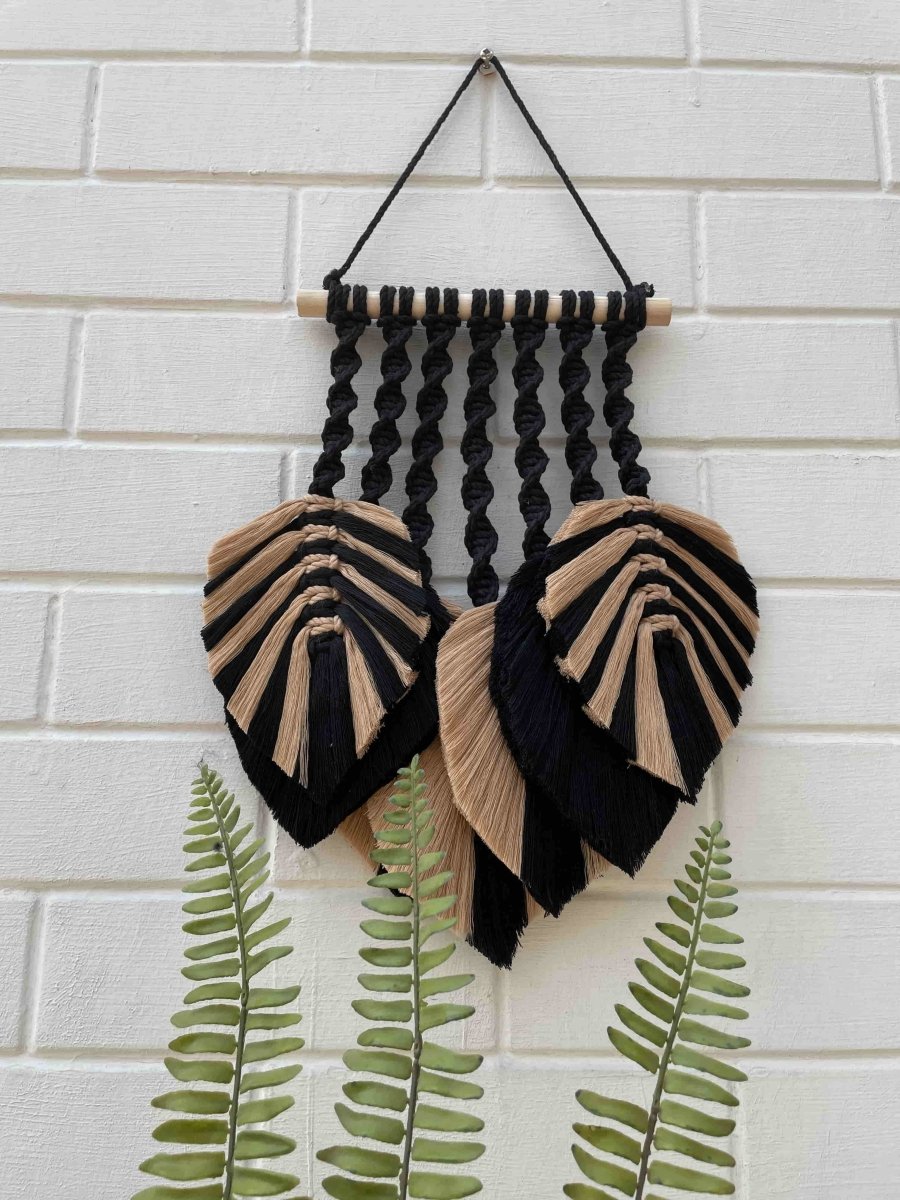 Feathers & Leaves Wall Art | Verified Sustainable by Brown Living™