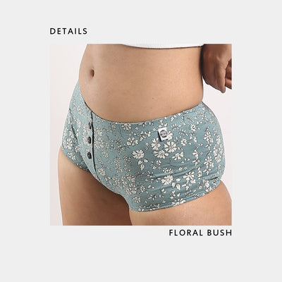 Fernweh Boy - Shorts – Womens Underwear on Brown Living™. SKU: 013/BA/GreenDitsy/AOP_24BL10563. Img 3.