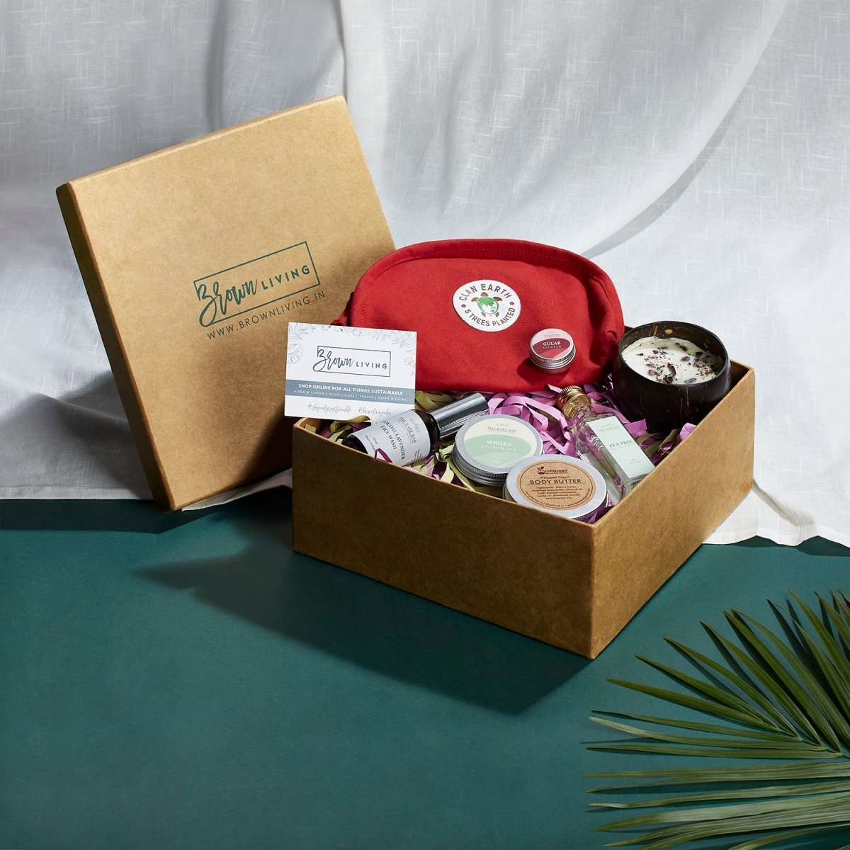 Festive Care Gift Hamper - Christmas – Gift Giving on Brown Living™. SKU: festive - care - hamper - christmas. Img 1.