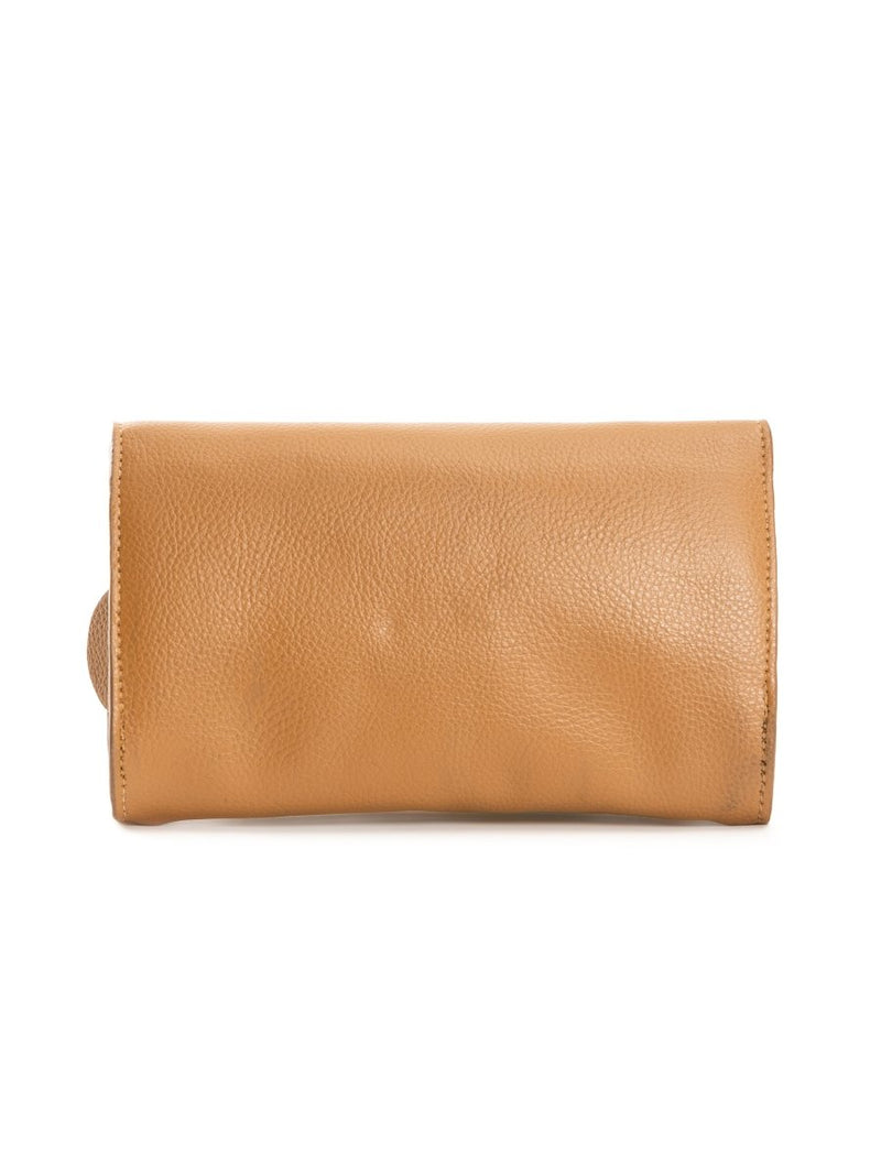 Buy Fides (Caramel & White) | Women's bag made with Apple Leather | Shop Verified Sustainable Products on Brown Living