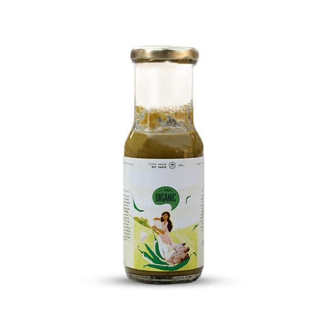 Buy Fiery Green Hot Sauce - 180g | Shop Verified Sustainable Sauces & Dips on Brown Living™