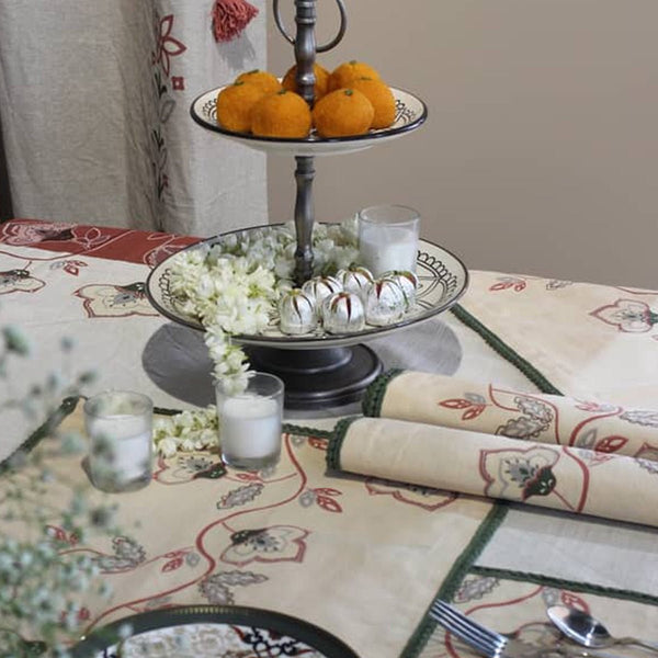 Buy Fika Cotton Cotton Table Runner | Shop Verified Sustainable Table Linens on Brown Living™