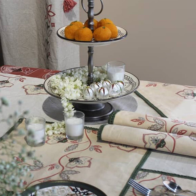 Buy Fika Cotton Cotton Table Runner | Shop Verified Sustainable Table Linens on Brown Living™