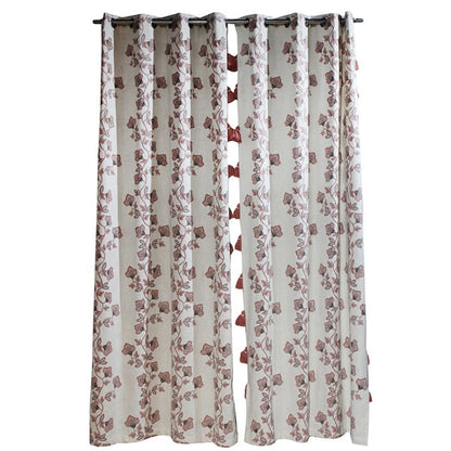 Fika Jacobean Cotton Curtain | Verified Sustainable by Brown Living™