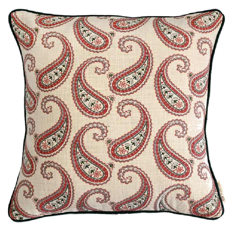 Buy Fika Paisley All Over Cushion Cover | Shop Verified Sustainable Covers & Inserts on Brown Living™