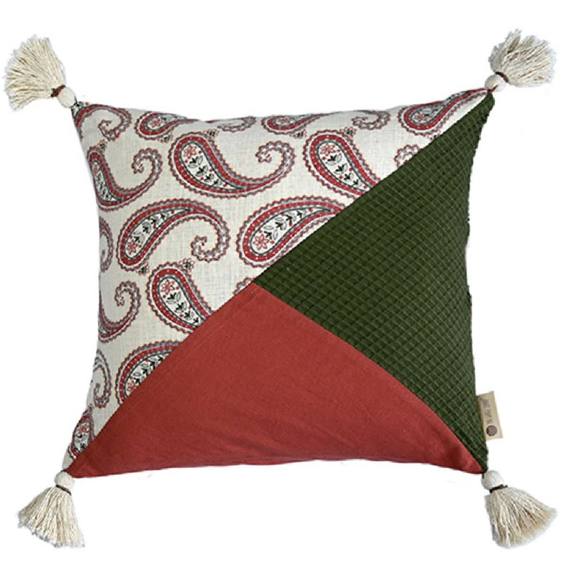 Buy Fika Patch Cushion Cover | Shop Verified Sustainable Covers & Inserts on Brown Living™