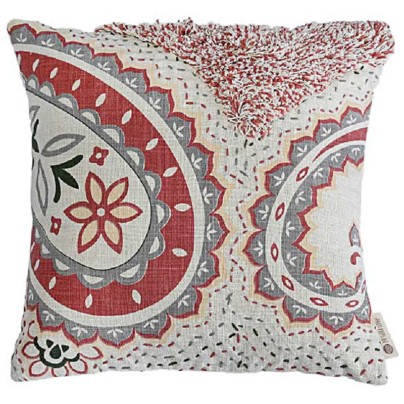 Buy Fika Printed Shag Cushion Cover | Shop Verified Sustainable Products on Brown Living
