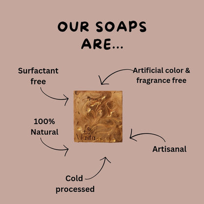 Firdaus - Saffron and Sweet Almond Oil Cold Processed Soap | Verified Sustainable by Brown Living™