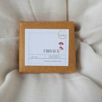 Firdaus - Saffron and Sweet Almond Oil Cold Processed Soap | Verified Sustainable by Brown Living™