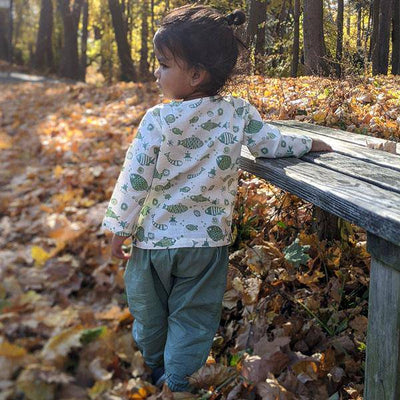 Fish Print Kurta with Pants – Kids Daywear Sets on Brown Living™. SKU: KOI - MNT - KURPJ - 23. Img 3.