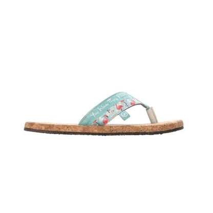 Flamingo Blue Sustainable and Vegan Flip Flops | Verified Sustainable by Brown Living™