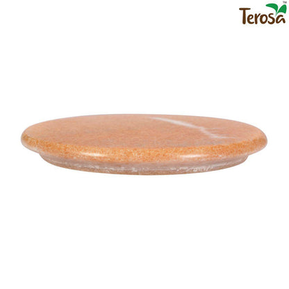 Flamingo Pink Chakla Belan/Rolling Board & Pin Set - 9" Marble | Verified Sustainable by Brown Living™