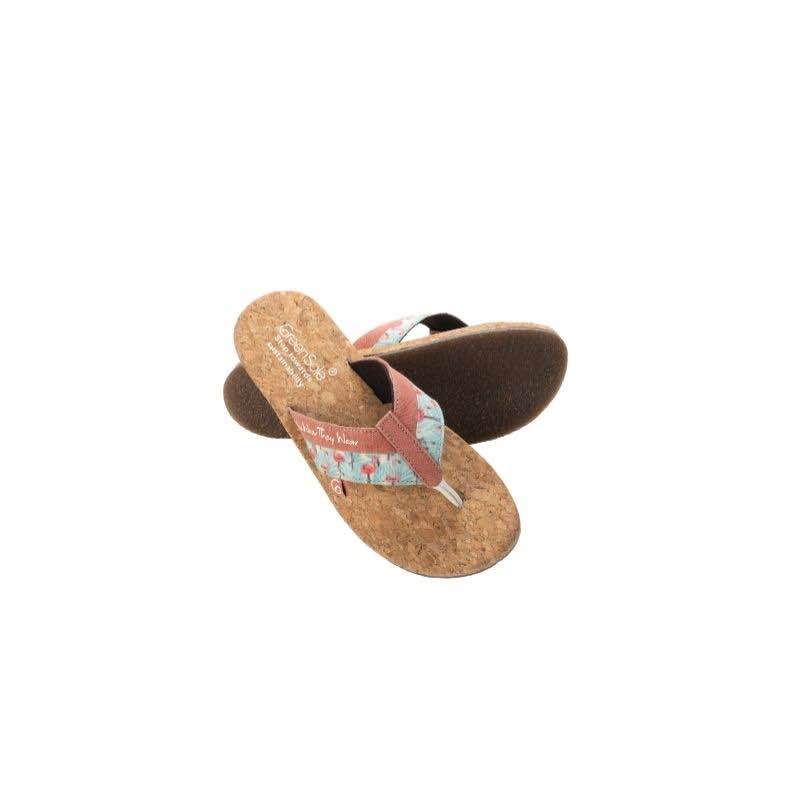 Flamingo Pink Sustainable and Vegan Flip Flops | Verified Sustainable by Brown Living™