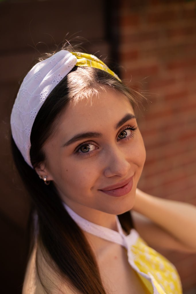 Buy Flor Verde Eyelet Soft Headband | Shop Verified Sustainable Products on Brown Living