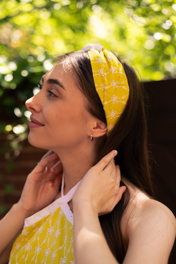 Buy Flor Verde Eyelet Soft Headband | Shop Verified Sustainable Products on Brown Living