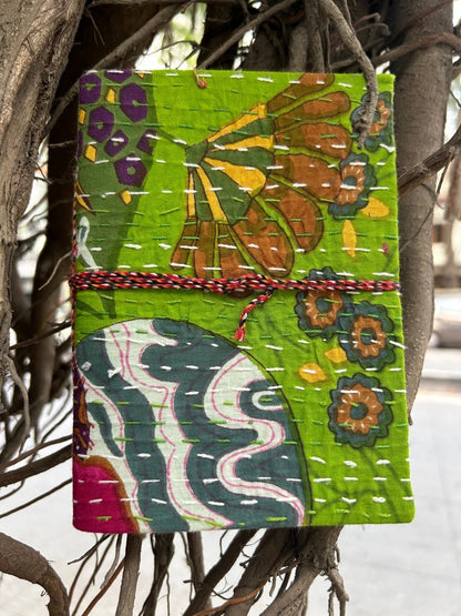 Flora - Upcycled Fabric Journal - Doori | Verified Sustainable by Brown Living™
