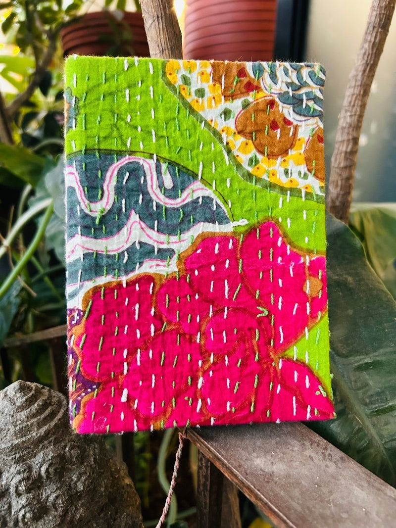 Buy Flora- Upcycled Fabric Journal-Hard-bound | Shop Verified Sustainable Notebooks & Notepads on Brown Living™