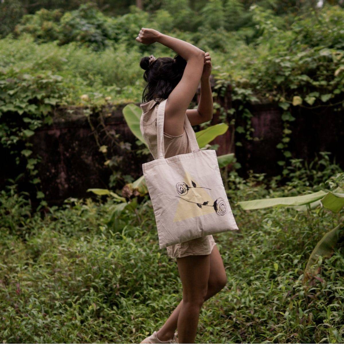 Floral Light Tote | Verified Sustainable by Brown Living™