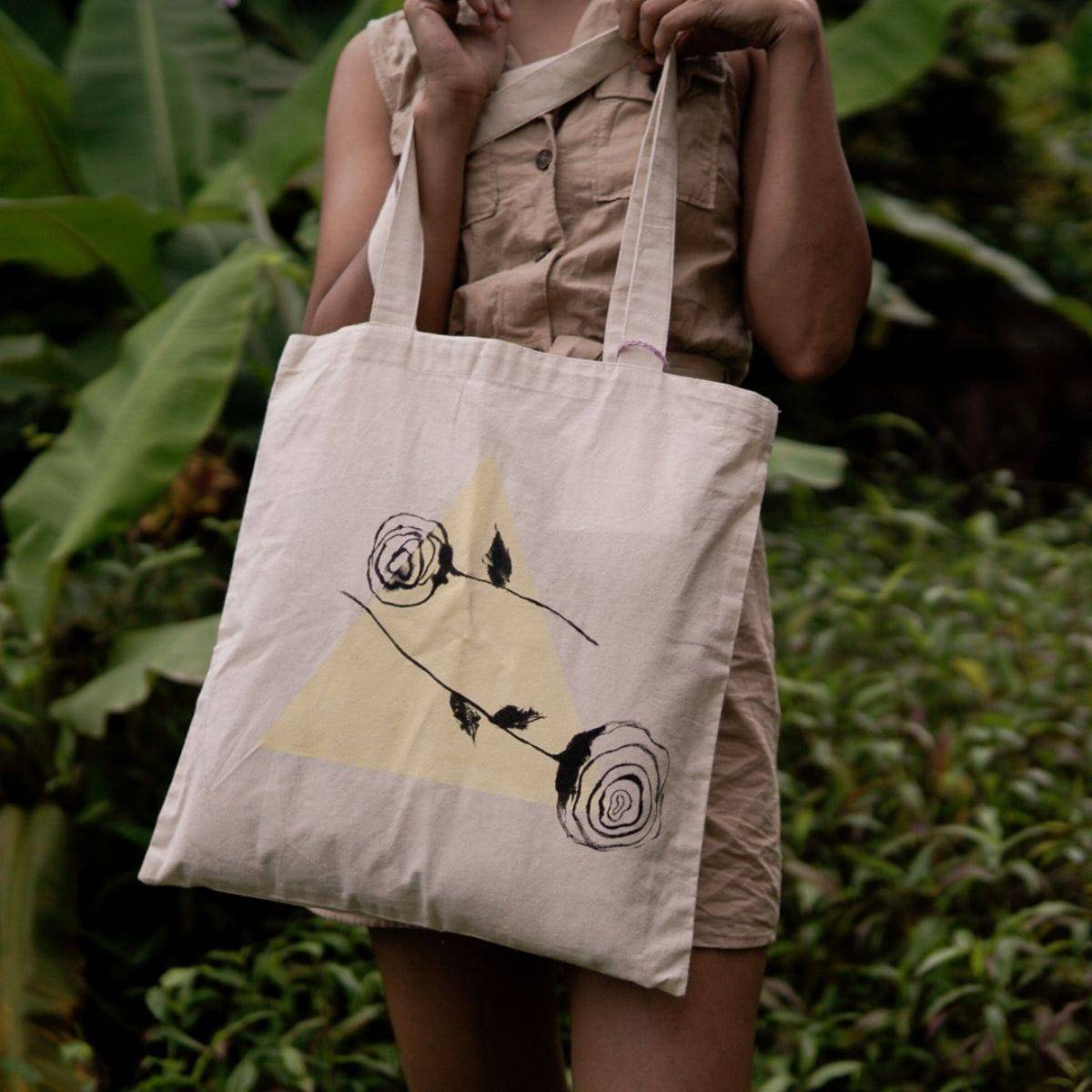 Floral Light Tote | Verified Sustainable by Brown Living™