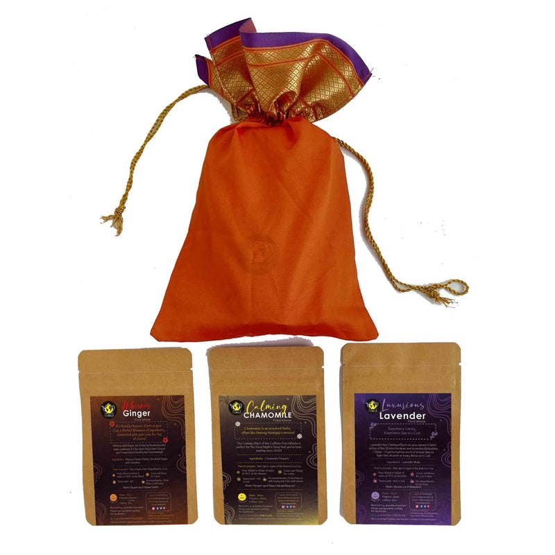 Buy Floral Potli | Caffeine Free Tea | Shop Verified Sustainable Tea on Brown Living™
