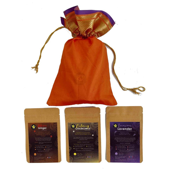 Buy Floral Potli | Caffeine Free Tea | Shop Verified Sustainable Products on Brown Living