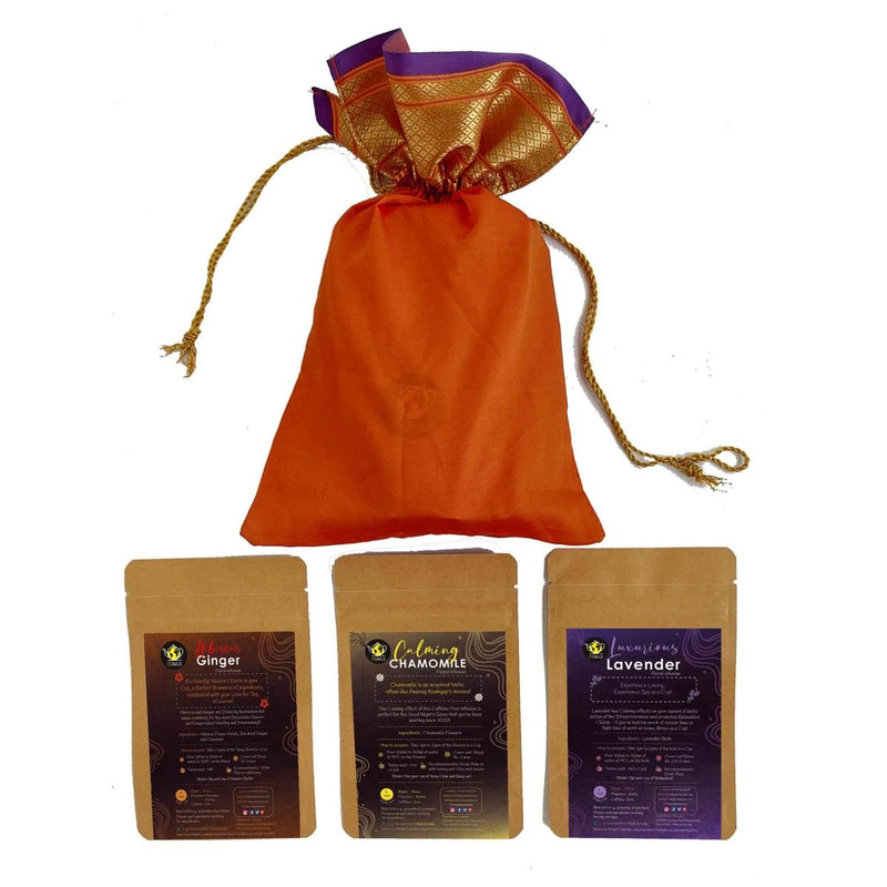 Buy Floral Potli | Caffeine Free Tea | Shop Verified Sustainable Tea on Brown Living™