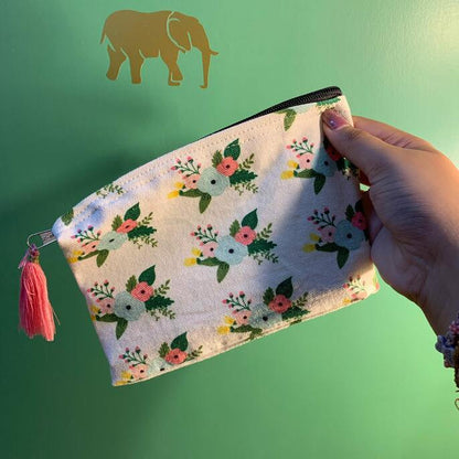 Floral Pouch | Verified Sustainable by Brown Living™