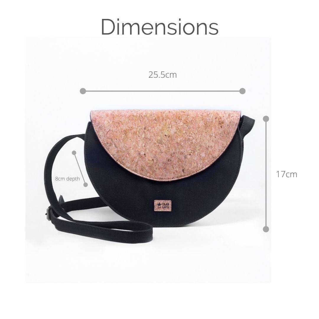 Florican Purse/Handbag - Made with Cork | Verified Sustainable by Brown Living™