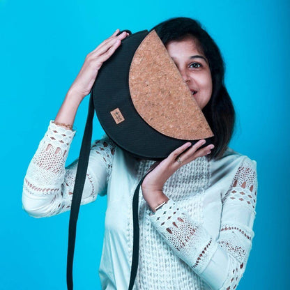 Florican Purse/Handbag - Made with Cork | Verified Sustainable by Brown Living™