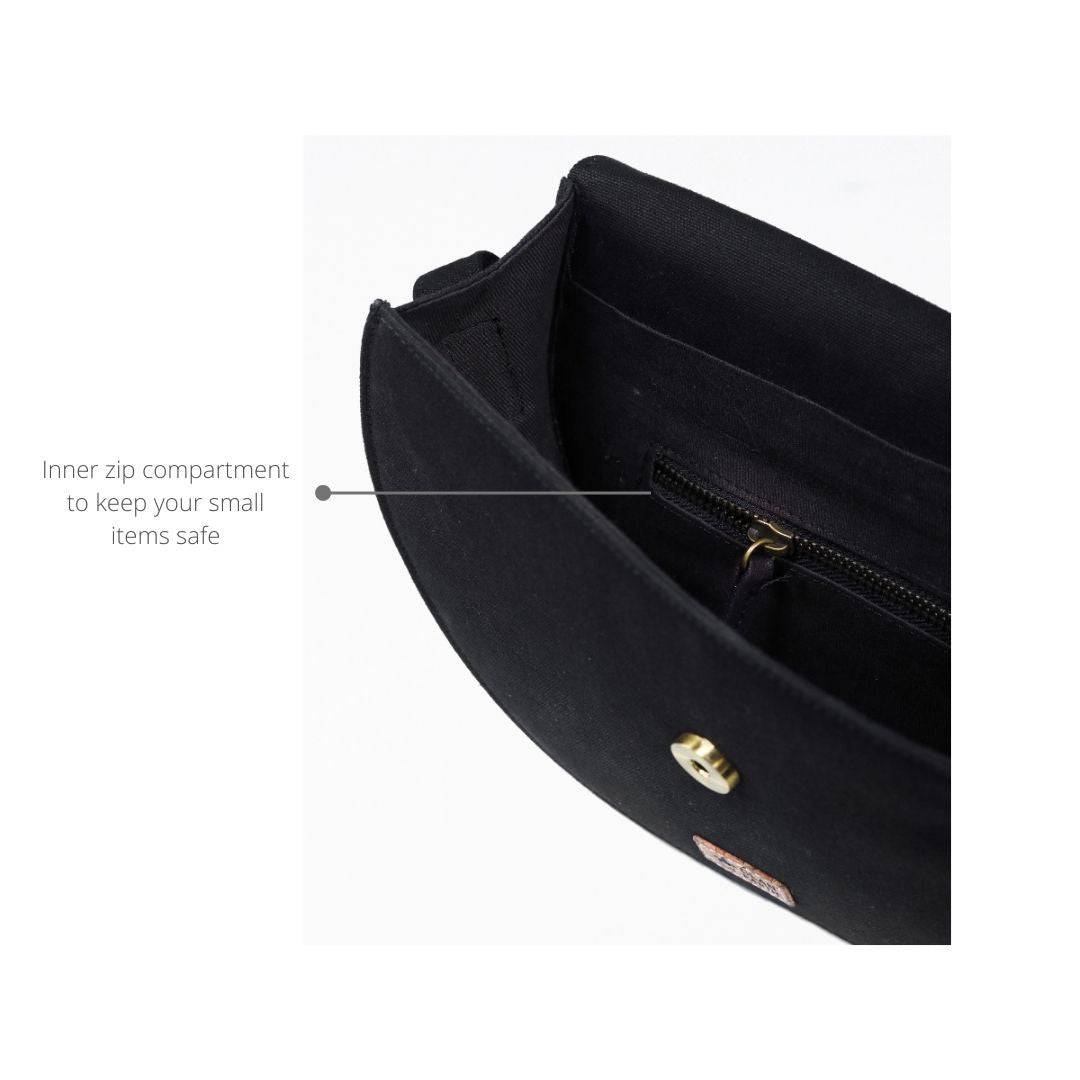 Florican Purse/Handbag - Made with Cork | Verified Sustainable by Brown Living™