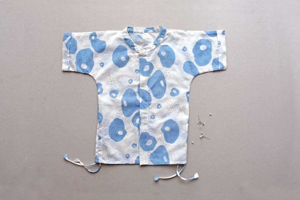 Flutter Blobs Drawstring Shirt | Verified Sustainable by Brown Living™