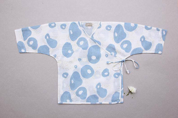 Buy Flutter Blobs Summer Wrap | Shop Verified Sustainable Kids Tops on Brown Living™