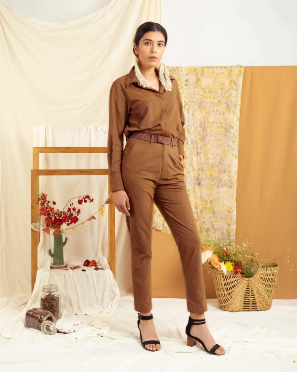 Buy Fly High Shirt Pant | Shop Verified Sustainable Womens Co-Ord Sets on Brown Living™