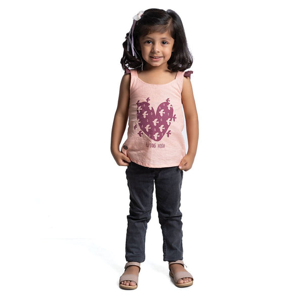 Buy Flying High Girls Top | Shop Verified Sustainable Kids Tops on Brown Living™