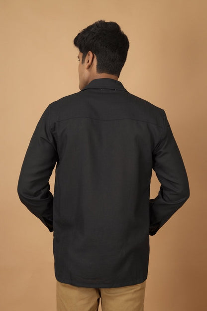 Folklore Ahir Mens Cotton Shirt | Verified Sustainable by Brown Living™