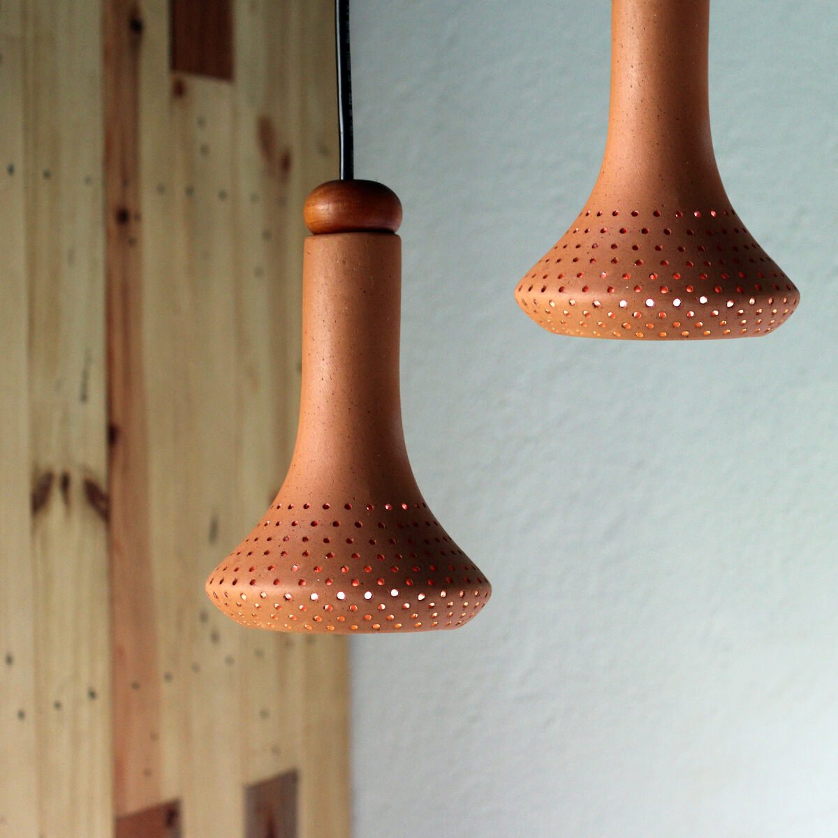 FON S Design 1 Handmade Terracotta Ceiling Light | Verified Sustainable by Brown Living™