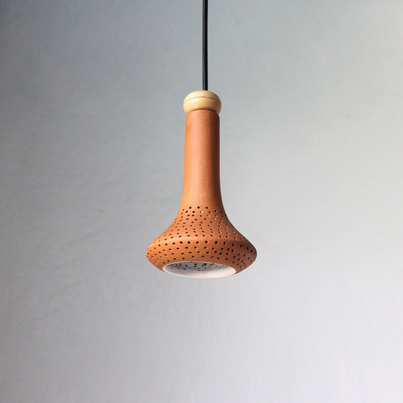 Buy FON S Design 1 Handmade Terracotta Ceiling Light | Shop Verified Sustainable Lamps & Lighting on Brown Living™