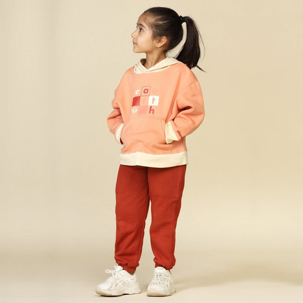 Buy For the Earth Unisex Joggers Set, Dusty Pink | Planet First | Shop Verified Sustainable Kids Daywear Sets on Brown Living™