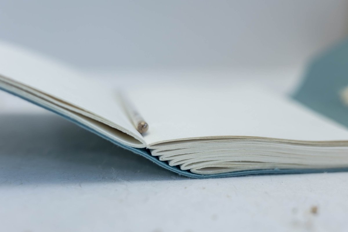 For the journey within - Bakhia / Dusty Blue – Stationery on Brown Living™. SKU: SR002. Img 3.