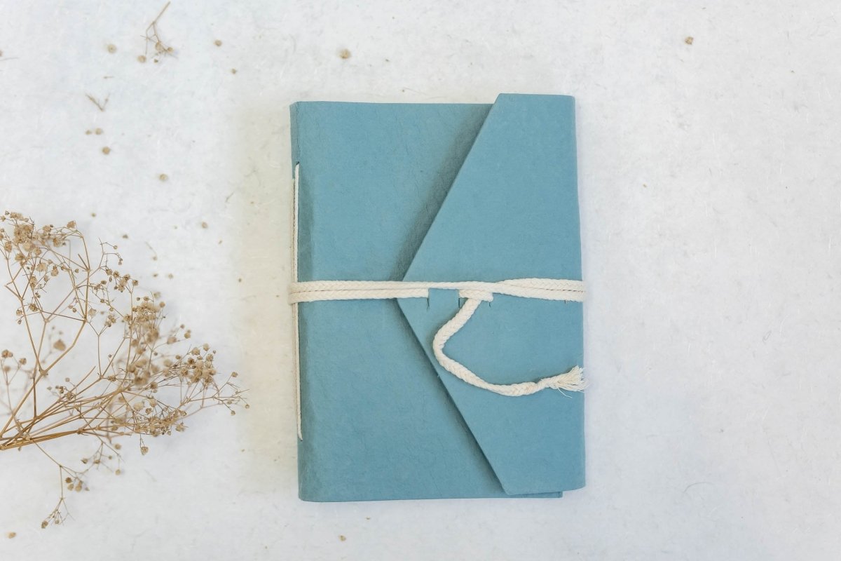 For the journey within - Bakhia / Dusty Blue – Stationery on Brown Living™. SKU: SR002. Img 1.