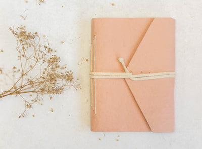 For the journey within - Bakhia / Pale Pink – Stationery on Brown Living™. SKU: SR003. Img 1.