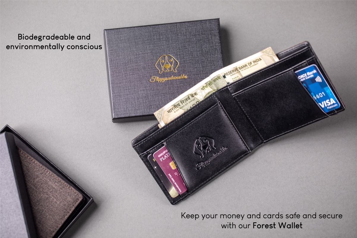 Forest Wallet | Hemp and Premium Vegan Leather Wallet | Verified Sustainable by Brown Living™