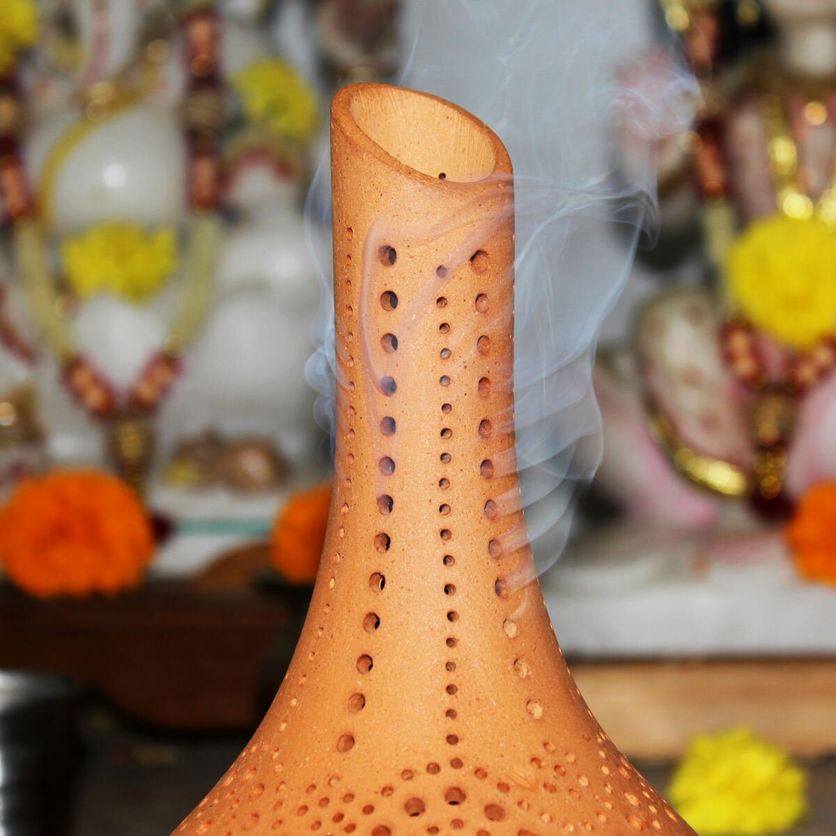 Fountain' Incense Stick Stand with Pure Dhuna (Natural Resin) - 100 pcs | Verified Sustainable by Brown Living™