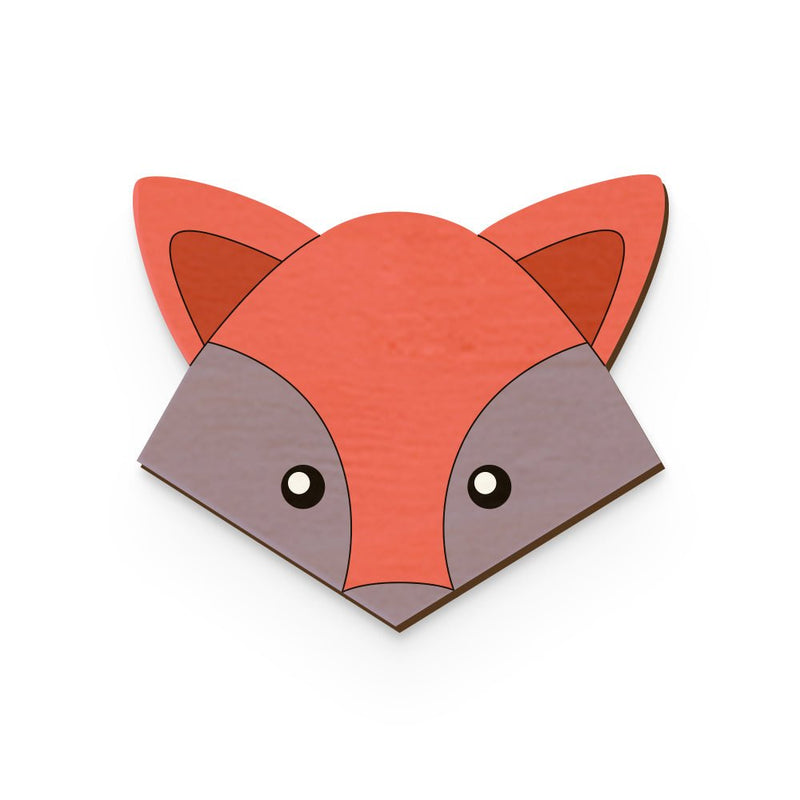 Buy Foxy Hand Painted Wooden Pin | Shop Verified Sustainable Products on Brown Living