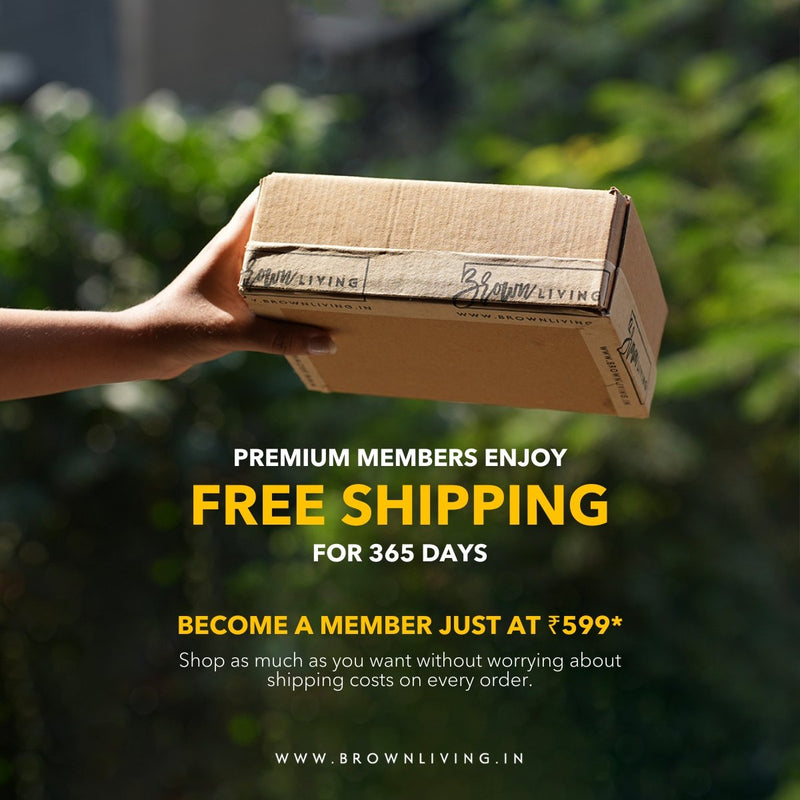 Buy Free Shipping for 1 Year - PAID Subscription | Shop Verified Sustainable Products on Brown Living