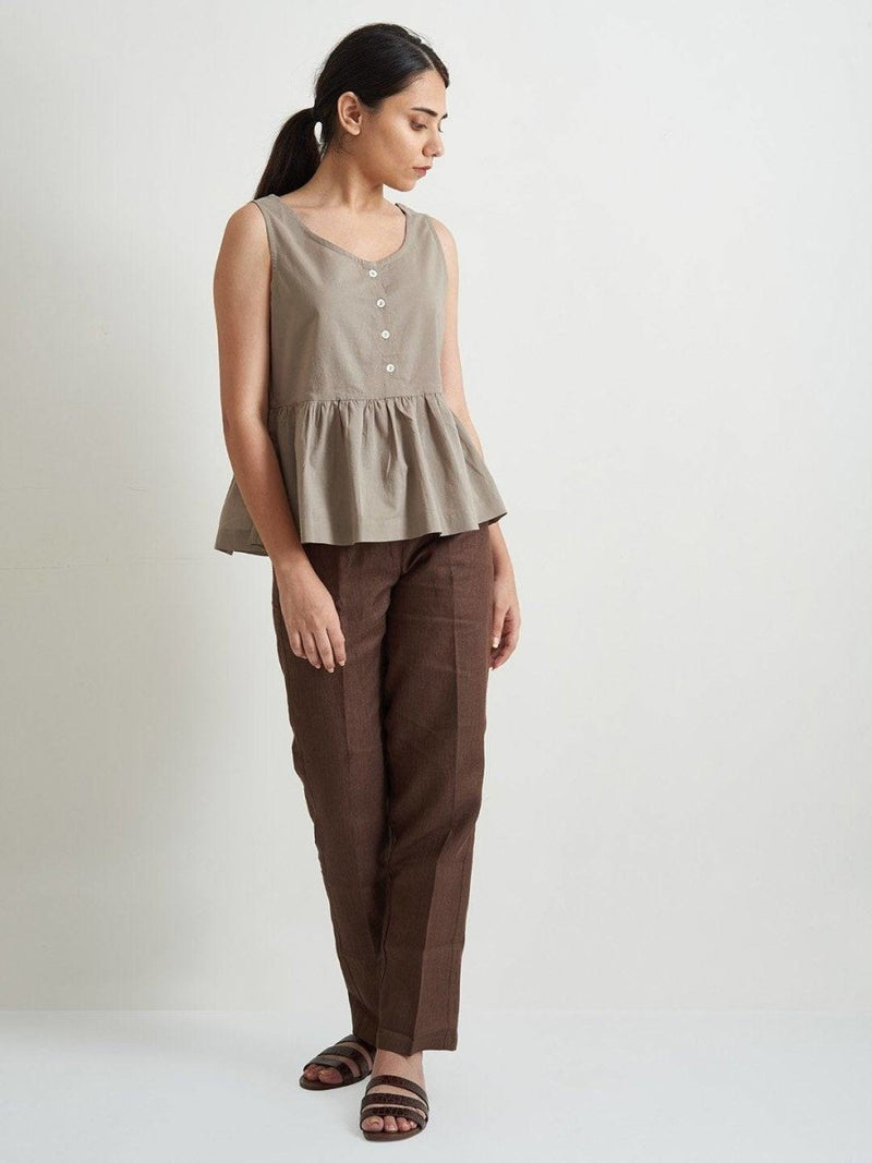 Buy Freestyle Peplum Top | Shop Verified Sustainable Womens Top on Brown Living™