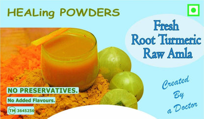 Fresh Root Turmeric with Raw Amla 300 g | Verified Sustainable by Brown Living™