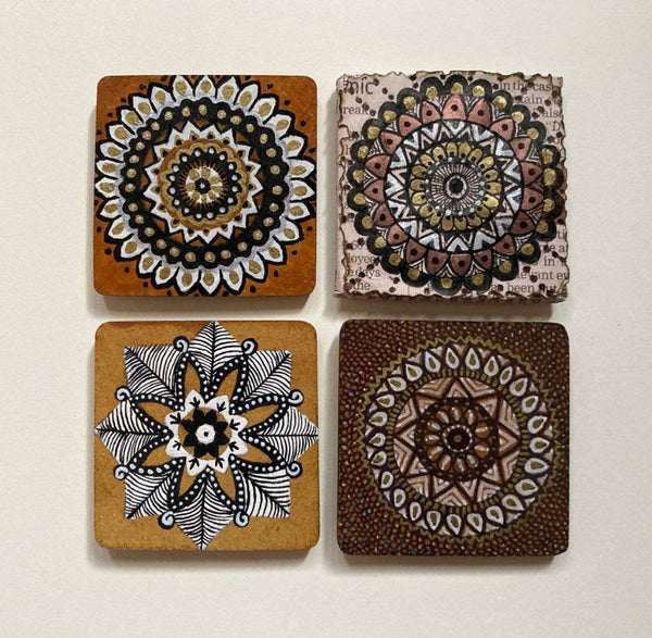 Buy Fridge Magnet Set of 4 | Shop Verified Sustainable Decor & Artefacts on Brown Living™