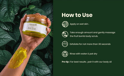 Fruit Bomb - 100% Vegan Body Scrub - 200g | Verified Sustainable by Brown Living™