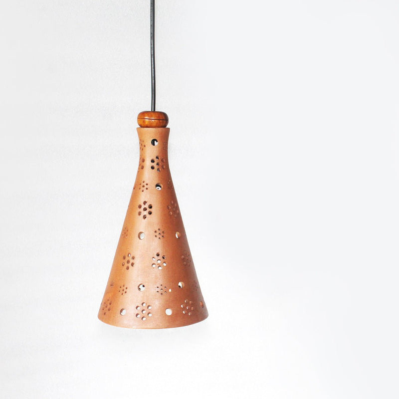 Buy Fun XL2 Handmade Terracotta Ceiling Light- Flora Design | Shop Verified Sustainable Lamps & Lighting on Brown Living™
